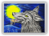 Wolfmoon 55x70cm