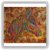 Rainbow Horse 55x50cm 95700