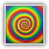 Rainbow-Spiral 1 77x77cm 76904