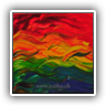 Rainbow-Waves 30x30cm 41107