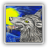 Wolfmoon 55x70cm89906